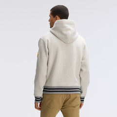 Washington Commanders IconicFleece Tipped Hoodie - Oatmeal Hoodies