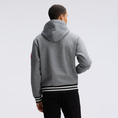 Kansas City Chiefs IconicFleece Tipped Hoodie - Athletic Heather Gray Hoodies