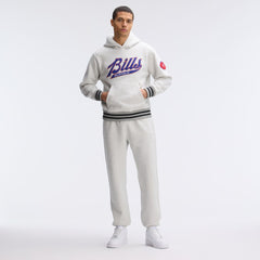 Buffalo Bills IconicFleece Tipped Hoodie - Heather Gray Hoodies
