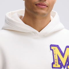 Minnesota Vikings IconicFleece Letterman Hoodie - Oatmeal Hoodies