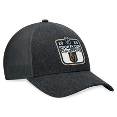 Vegas Golden Knights Fanatics 2023 Stanley Cup Champions Locker Room Adjustable Hat - Charcoal | US 200169823