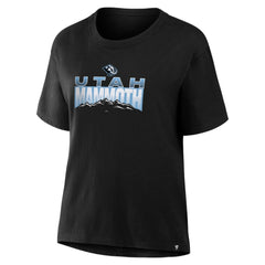 Utah Mammoth Fanatics Women's Legacy T-Shirt - Black | US 2001700595