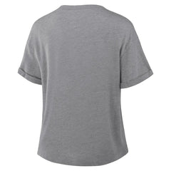 Utah Mammoth Fanatics Women's Tribute Tri-Blend Boxy T-Shirt - Heather Gray | US 2001700596