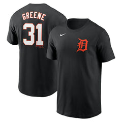 Riley Greene Detroit Tigers Nike Fuse Name & Number T-Shirt - Black T-shirts