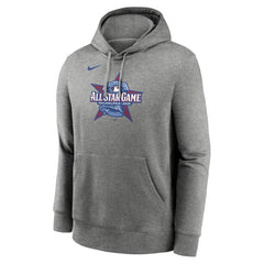Nike 2026 MLB All-Star Game Logo Club Pullover Hoodie - Heather Charcoal Hoodies