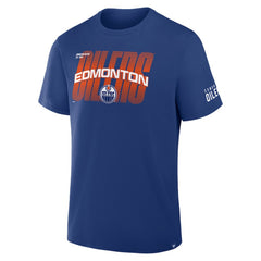 Edmonton Oilers Fanatics Team Vision Legacy T-Shirt - Royal | US 2001708565