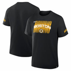 Boston Bruins Fanatics Team Vision Legacy T-Shirt - Black | US 2001708574
