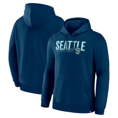 Seattle Kraken Fanatics Net Minder Legacy Hoodie - Deep Sea Blue | US 2001708680