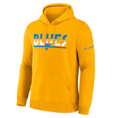 St. Louis Blues Fanatics Half Wall Legacy Hoodie - Gold | US 2001708711