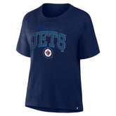 Winnipeg Jets Fanatics Women's Line Change Legacy T-Shirt - Navy | US 2001708736