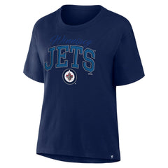 Winnipeg Jets Fanatics Women's Line Change Legacy T-Shirt - Navy | US 2001708736