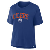 Edmonton Oilers Fanatics Women's Line Change Legacy T-Shirt - Royal | US 2001708757