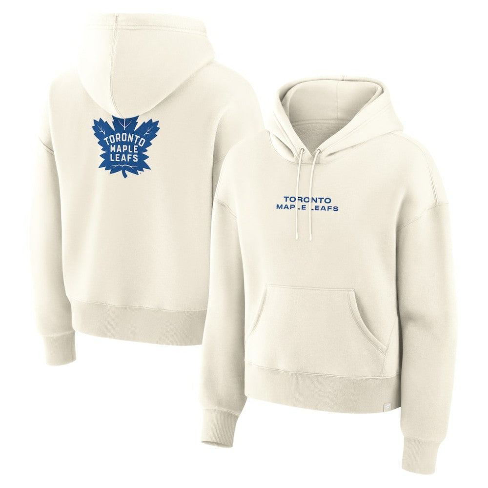 Toronto Maple Leafs Fanatics Women's Neutral Zone Legacy Hoodie - Cream | US 2001708773