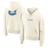 Montreal Canadiens Fanatics Women's Neutral Zone Legacy Hoodie - Cream | US 2001708785
