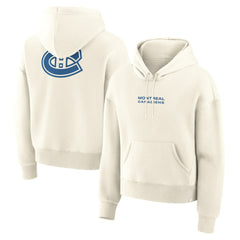 Montreal Canadiens Fanatics Women's Neutral Zone Legacy Hoodie - Cream | US 2001708785