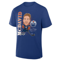 Connor McDavid Edmonton Oilers Fanatics Caricature Player T-Shirt - Royal | US 2001709059