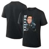 Clayton Keller Utah Mammoth Fanatics Caricature Player T-Shirt - Black | US 2001709064