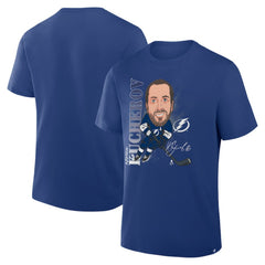 Nikita Kucherov Tampa Bay Lightning Fanatics Caricature Player T-Shirt - Blue | US 2001709080