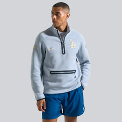 Los Angeles Dodgers Nike 2026 Gold Collection Tech Fleece Half-Zip Pullover - Gray Pullover