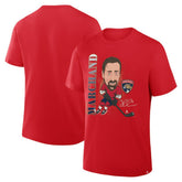 Brad Marchand Florida Panthers Fanatics Caricature Player T-Shirt - Red | US 2001729173