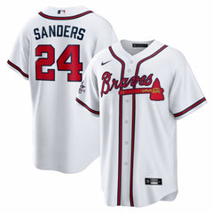 Deion Sanders Atlanta Braves Nike Home Retired Player Replica Jersey - White Jerseys