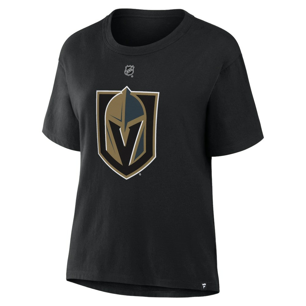 Mitch Marner Vegas Golden Knights Fanatics Women's Authentic Stack Name & Number T-Shirt - Black | US 2001744818