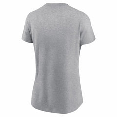 New England Patriots Women's 2025 AFC Champions Locker Room Trophy Collection T-Shirt - Heather Gray T-shirts