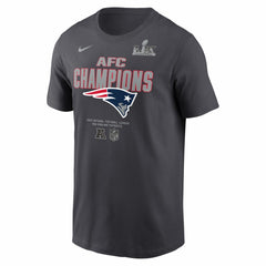 New England Patriots 2025 AFC Champions Roster T-Shirt - Anthracite T-shirts