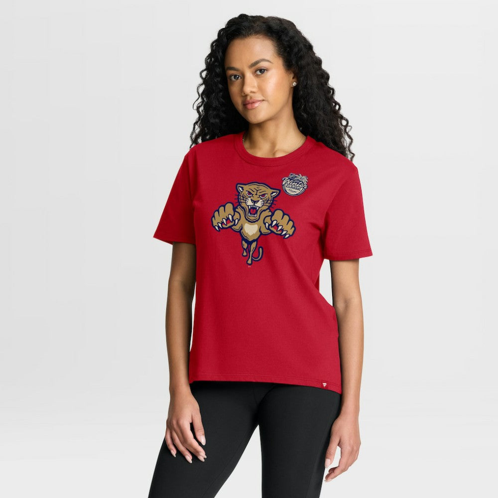 Florida Panthers Fanatics Women's 2026 NHL Winter Classic T-Shirt - Red | US 2001759297