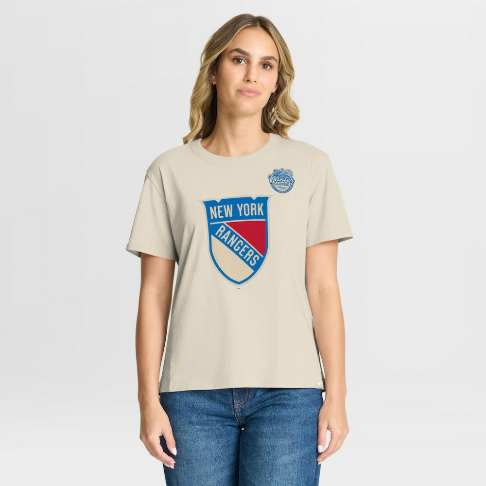 New York Rangers Fanatics Women's 2026 NHL Winter Classic T-Shirt - Cream | US 2001759298