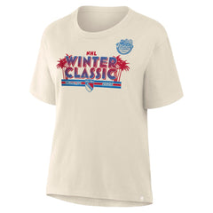 New York Rangers Fanatics Women's 2026 NHL Winter Classic T-Shirt - Cream | US 2001760009