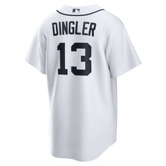 Dillon Dingler Detroit Tigers Nike Home Replica Jersey - White Jerseys