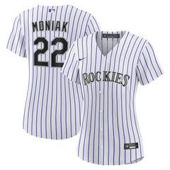 Mickey Moniak Colorado Rockies Nike Women's Home Replica Jersey - White Jerseys