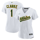 Denzel Clarke Athletics Nike Women's Home Replica Jersey - White Jerseys