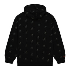 Cleveland Browns Allover Print Fleece Pullover Hoodie - Black Hoodies