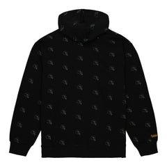 Minnesota Vikings Allover Print Fleece Pullover Hoodie - Black Hoodies