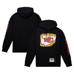 Kansas City Chiefs Gridiron Classics Big Face 7.0 Pullover Hoodie - Black Hoodies