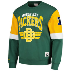 Green Bay Packers Gridiron Classics Allover 3.0 Pullover Sweatshirt - Green Pullover