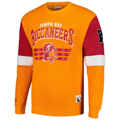 Tampa Bay Buccaneers Gridiron Classics Allover 3.0 Pullover Sweatshirt - Orange Pullover