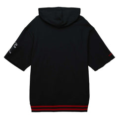 Atlanta Falcons Pre-Game Short Sleeve Pullover Hoodie - Black Hoodies