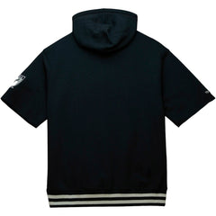 Las Vegas Raiders Pre-Game Short Sleeve Pullover Hoodie - Black Hoodies