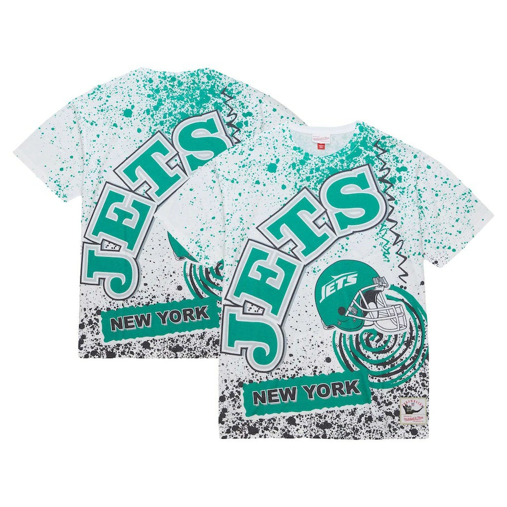 New York Jets Team Burst Sublimated T-Shirt - White T-shirts