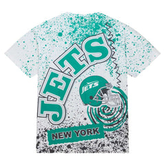New York Jets Team Burst Sublimated T-Shirt - White T-shirts