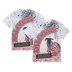 Atlanta Falcons Team Burst Sublimated T-Shirt - White T-shirts