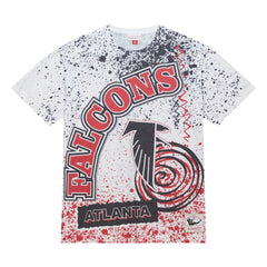 Atlanta Falcons Team Burst Sublimated T-Shirt - White T-shirts