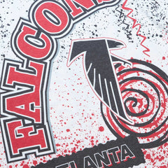 Atlanta Falcons Team Burst Sublimated T-Shirt - White T-shirts