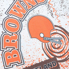 Cleveland Browns Team Burst Sublimated T-Shirt - White T-shirts