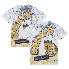 New Orleans Saints Team Burst Sublimated T-Shirt - White T-shirts