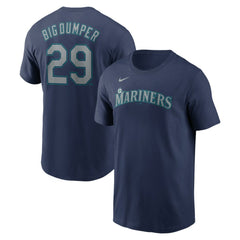 Cal Raleigh Seattle Mariners Nike Name & Number Player Nickname T-Shirt - Navy T-shirts