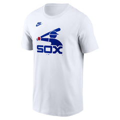 Chicago White Sox Nike Cooperstown Collection Logo T-Shirt - White T-shirts
